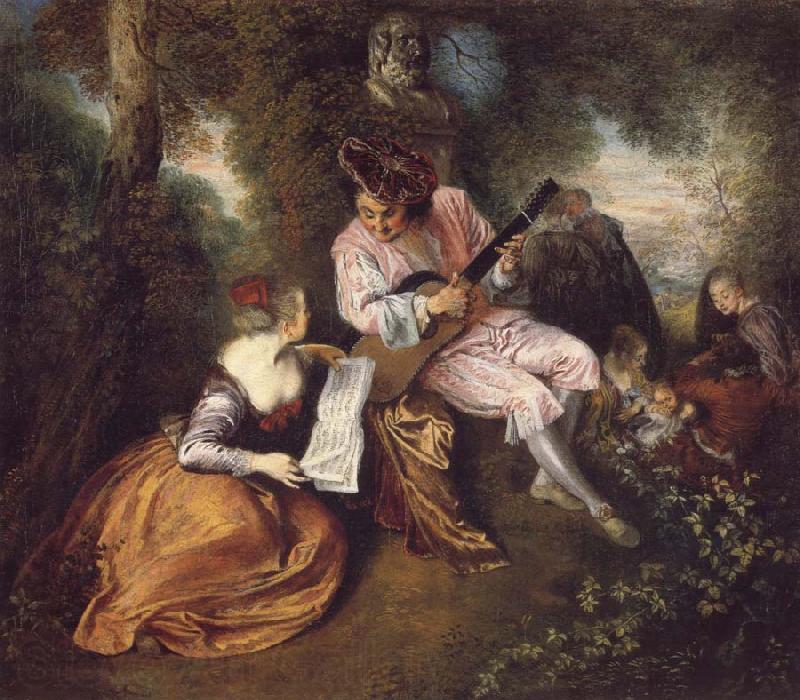 Jean-Antoine Watteau The Scale of Love